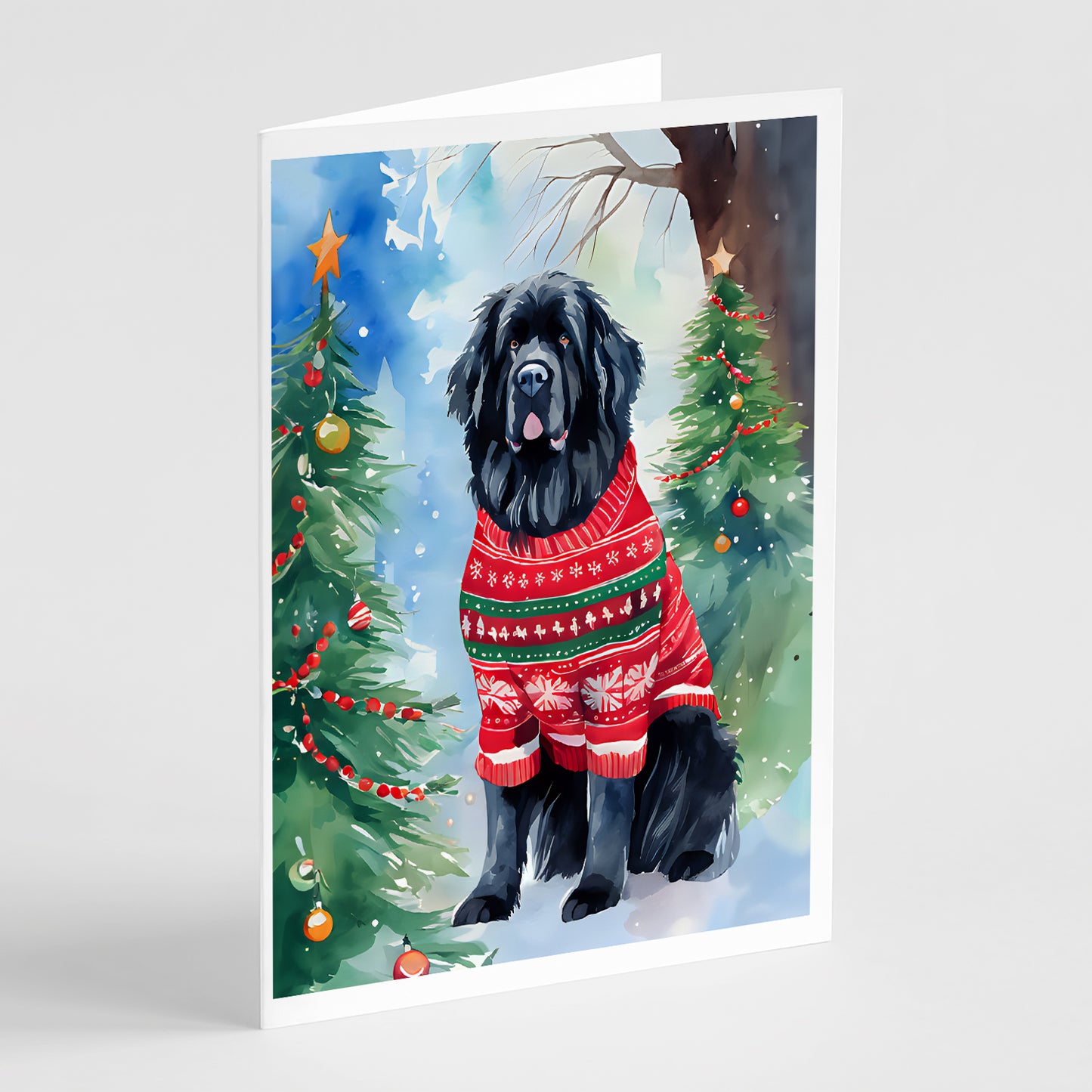 Buy this Newfoundland Christmas Greeting Cards Pack of 8
