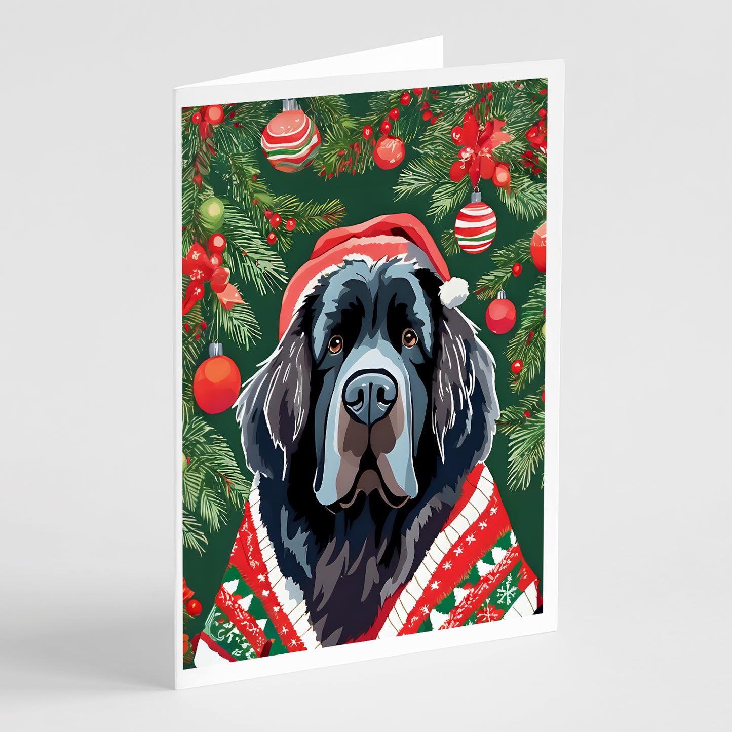 Buy this Newfoundland Christmas Greeting Cards Pack of 8
