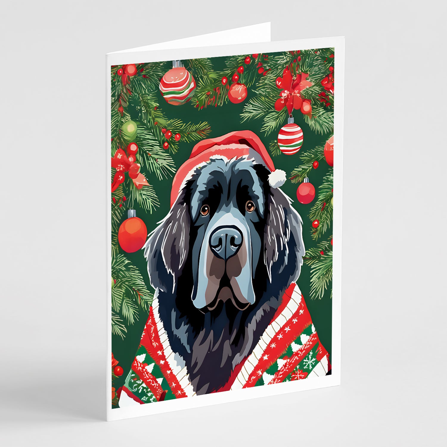 Buy this Newfoundland Christmas Greeting Cards Pack of 8