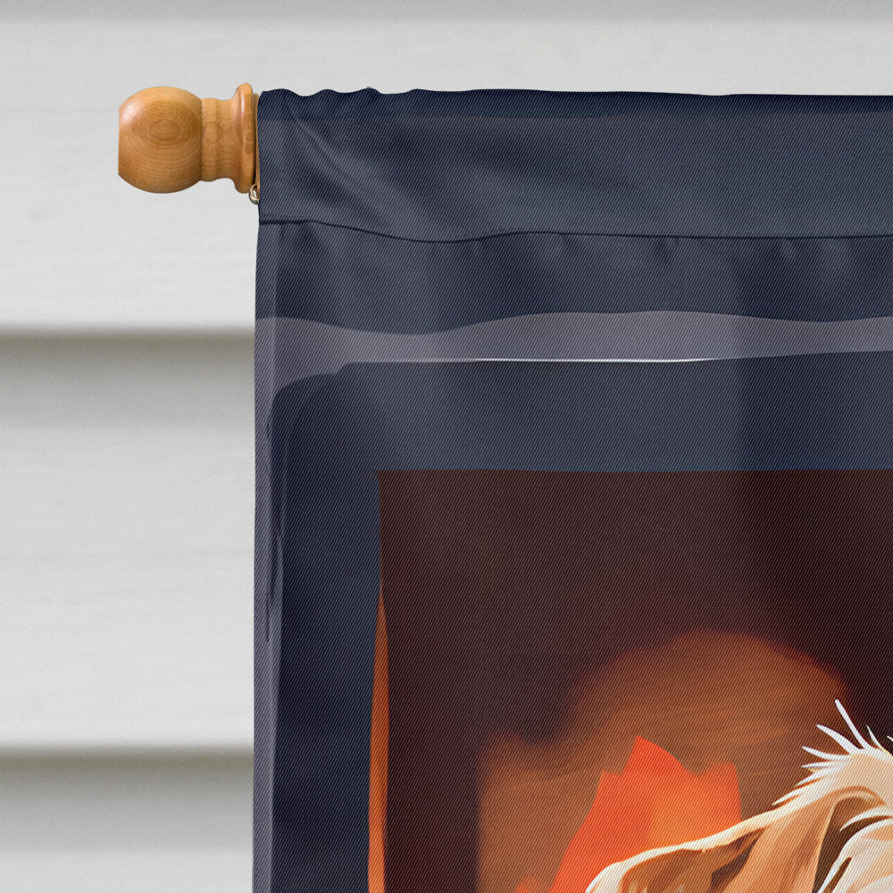 Norfolk Terrier Christmas House Flag