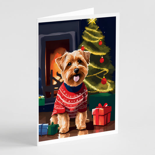 Buy this Norfolk Terrier Christmas Greeting Cards Pack of 8