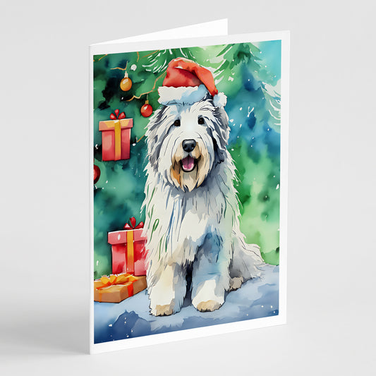 Buy this Old English Sheepdog Christmas Greeting Cards Pack of 8
