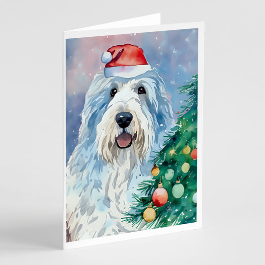 Buy this Old English Sheepdog Christmas Greeting Cards Pack of 8