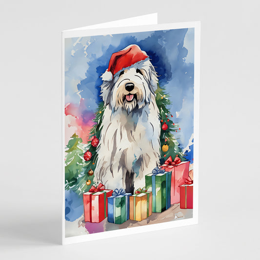 Buy this Old English Sheepdog Christmas Greeting Cards Pack of 8
