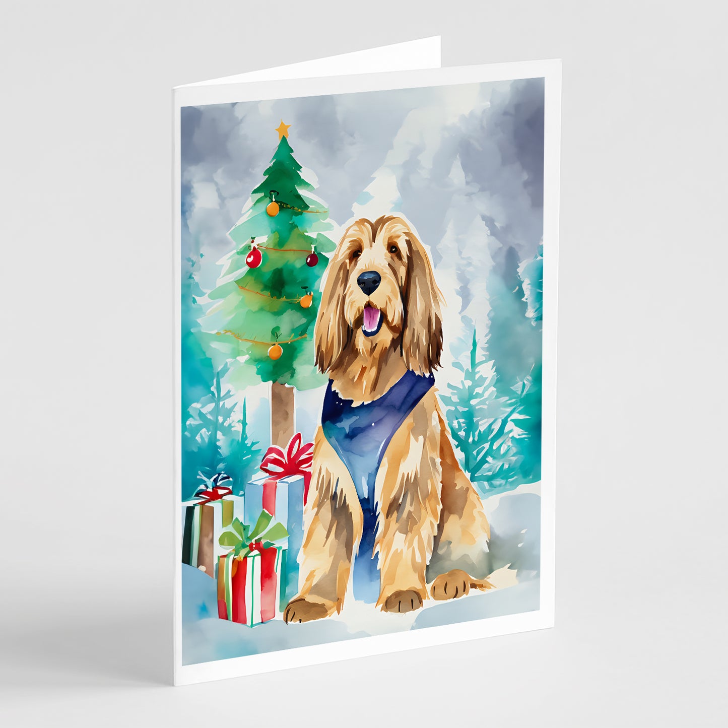 Buy this Otterhound Christmas Greeting Cards Pack of 8