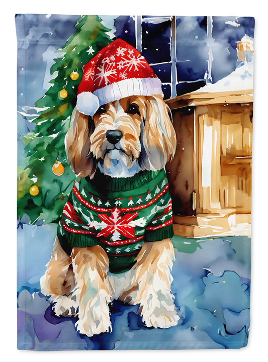 Buy this Petit Basset Griffon Vendeen Christmas House Flag