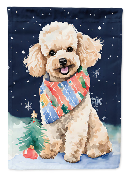 Buy this Poodle Christmas Garden Flag