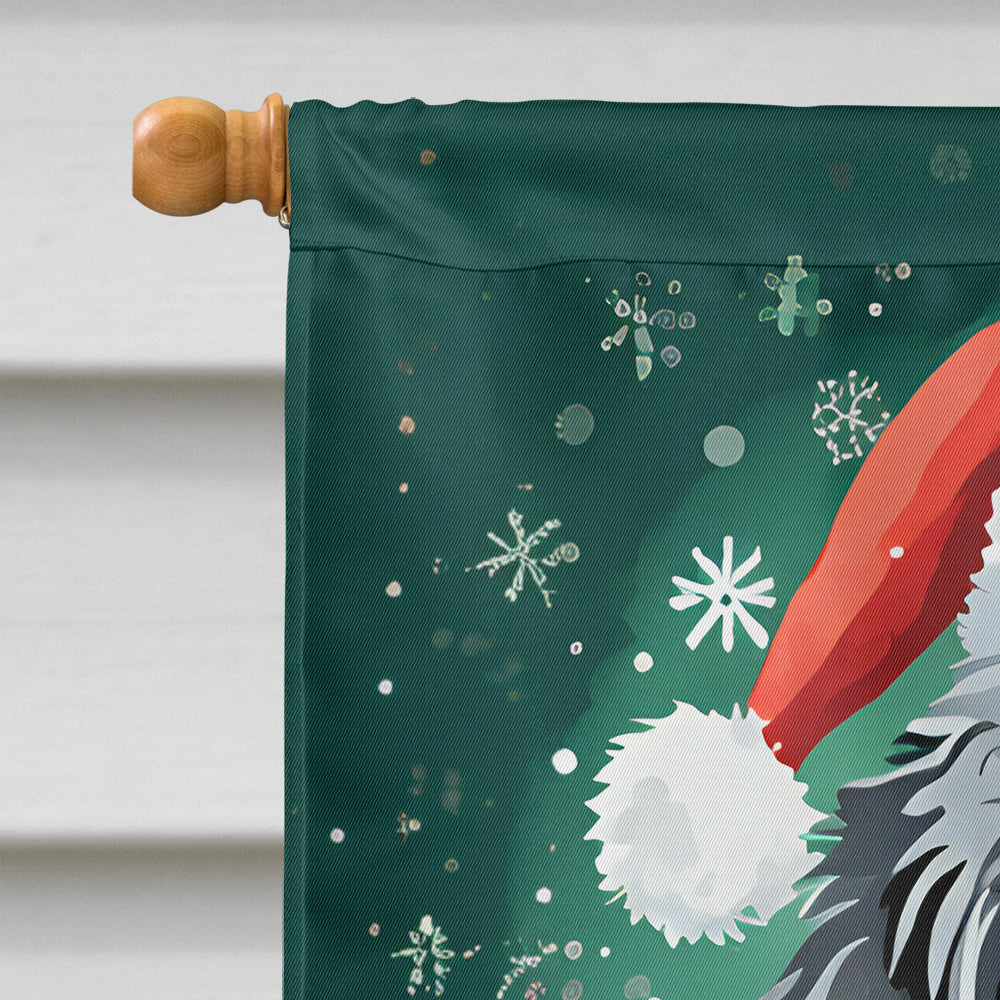 Portuguese Water Dog Christmas House Flag