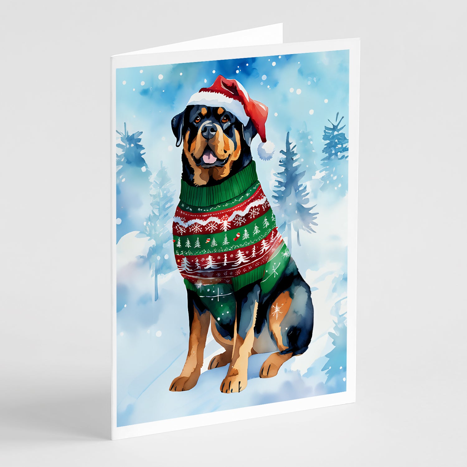 Buy this Rottweiler Christmas Greeting Cards Pack of 8