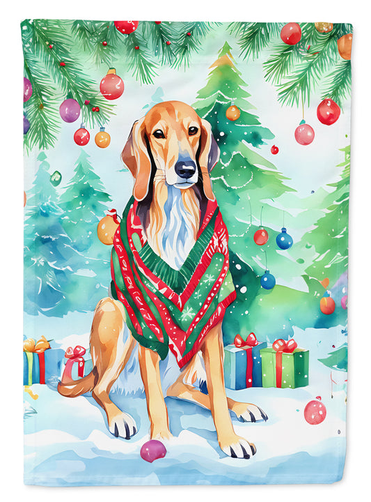 Buy this Saluki Christmas Garden Flag