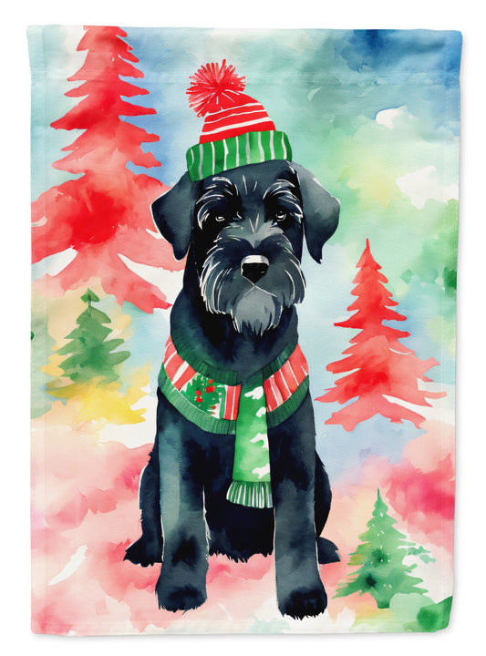 Buy this Schnauzer Christmas Garden Flag