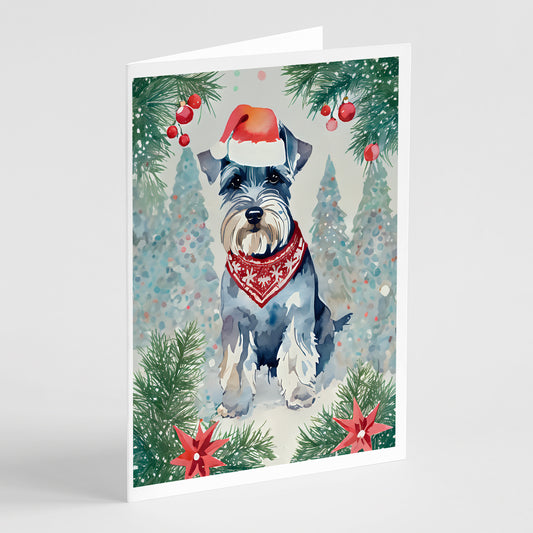 Buy this Schnauzer Christmas Greeting Cards Pack of 8