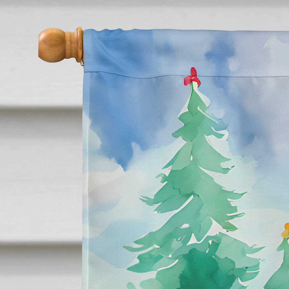 Scottish Terrier Christmas House Flag