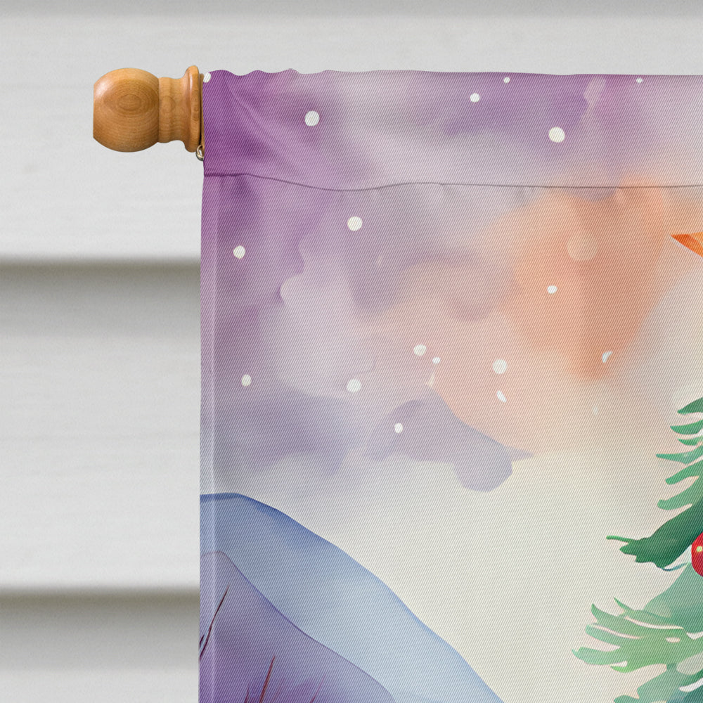 Scottish Deerhound Christmas House Flag