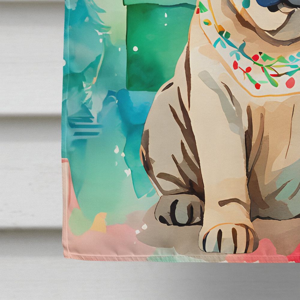 Shar Pei Christmas House Flag