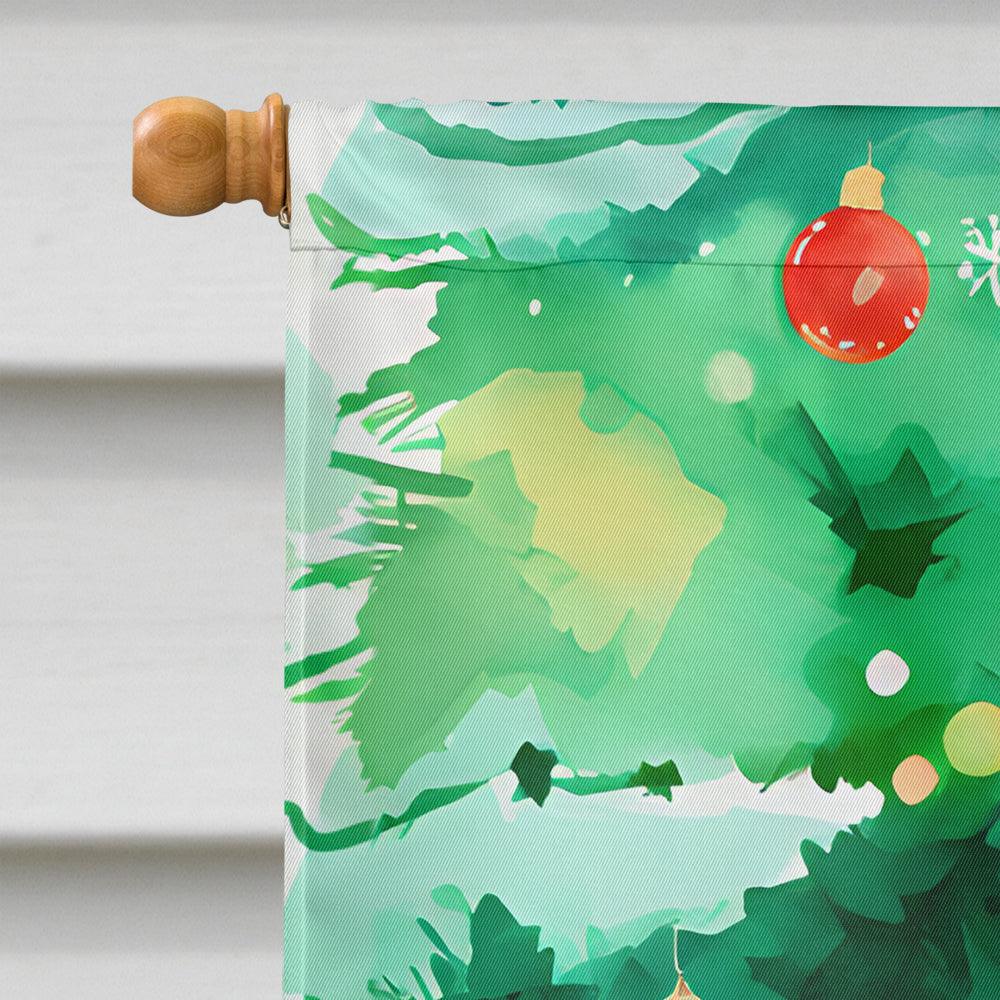 Shar Pei Christmas House Flag