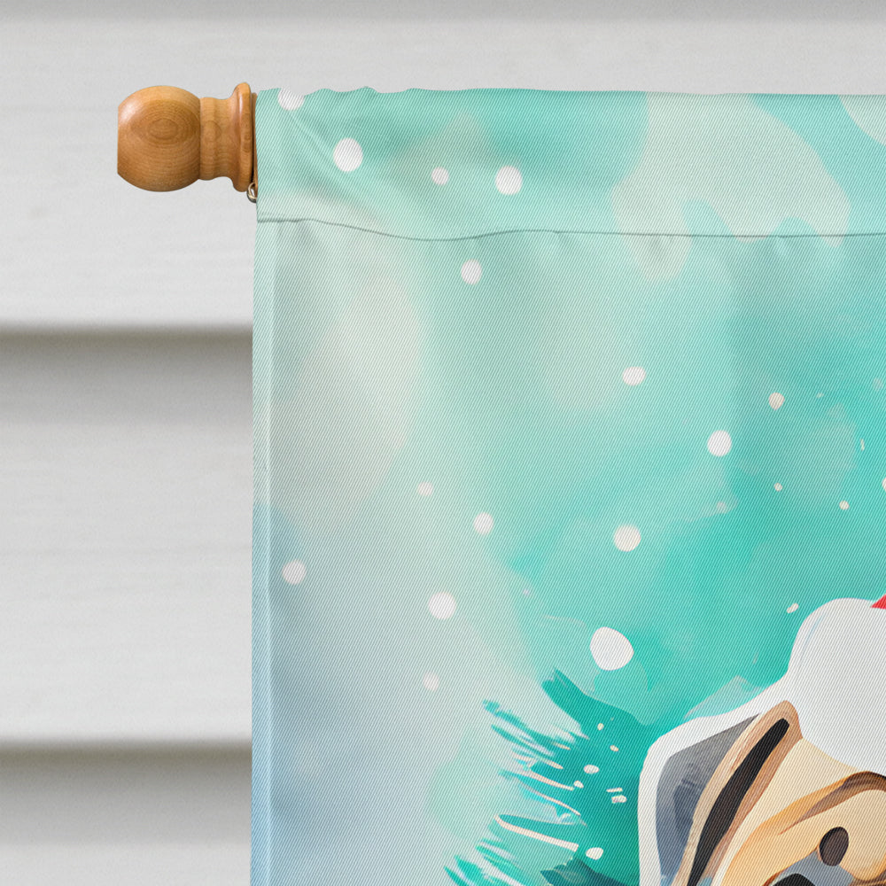 Shar Pei Christmas House Flag