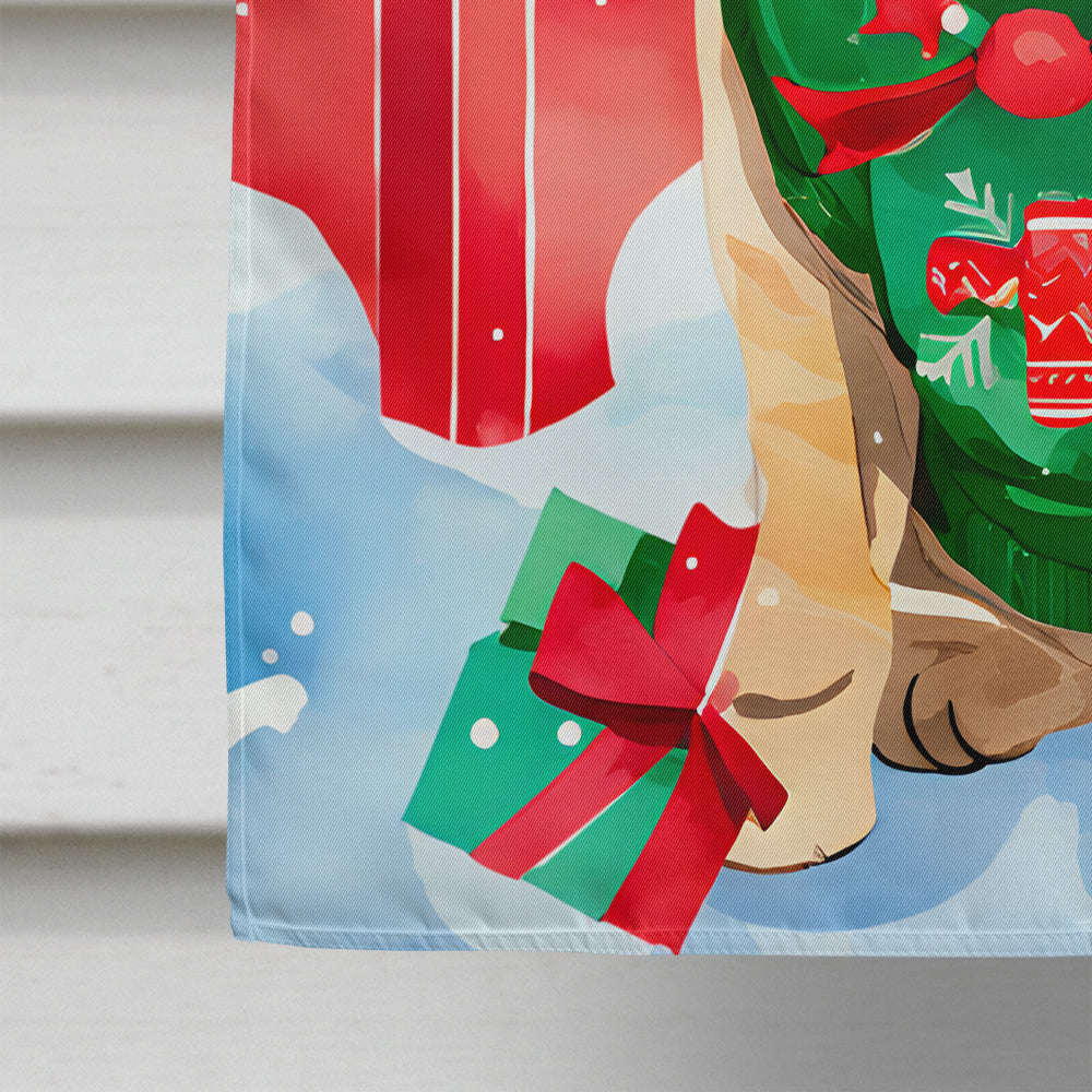 Shar Pei Christmas House Flag