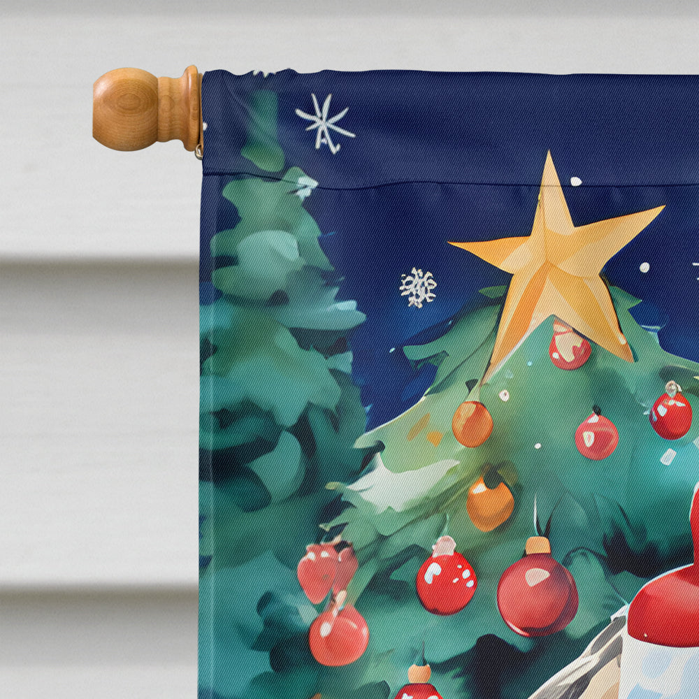Shih Tzu Christmas House Flag