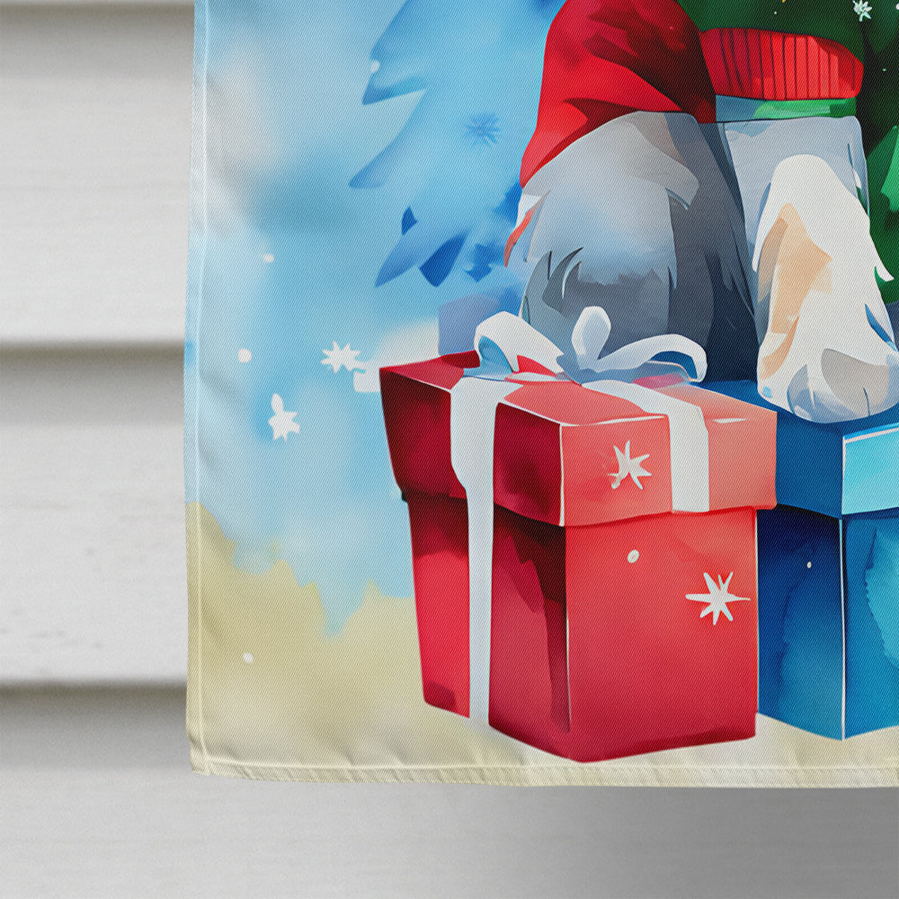 Shih Tzu Christmas House Flag