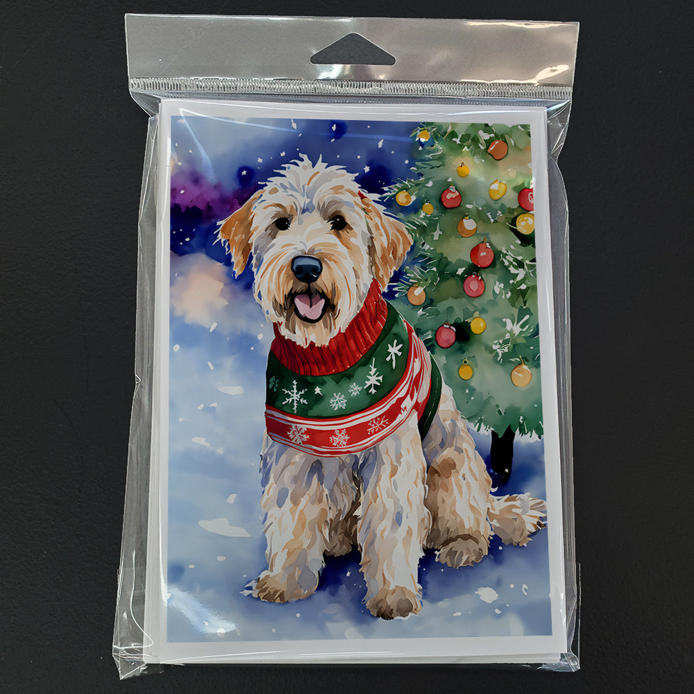 Wheaten Terrier Christmas Greeting Cards Pack of 8