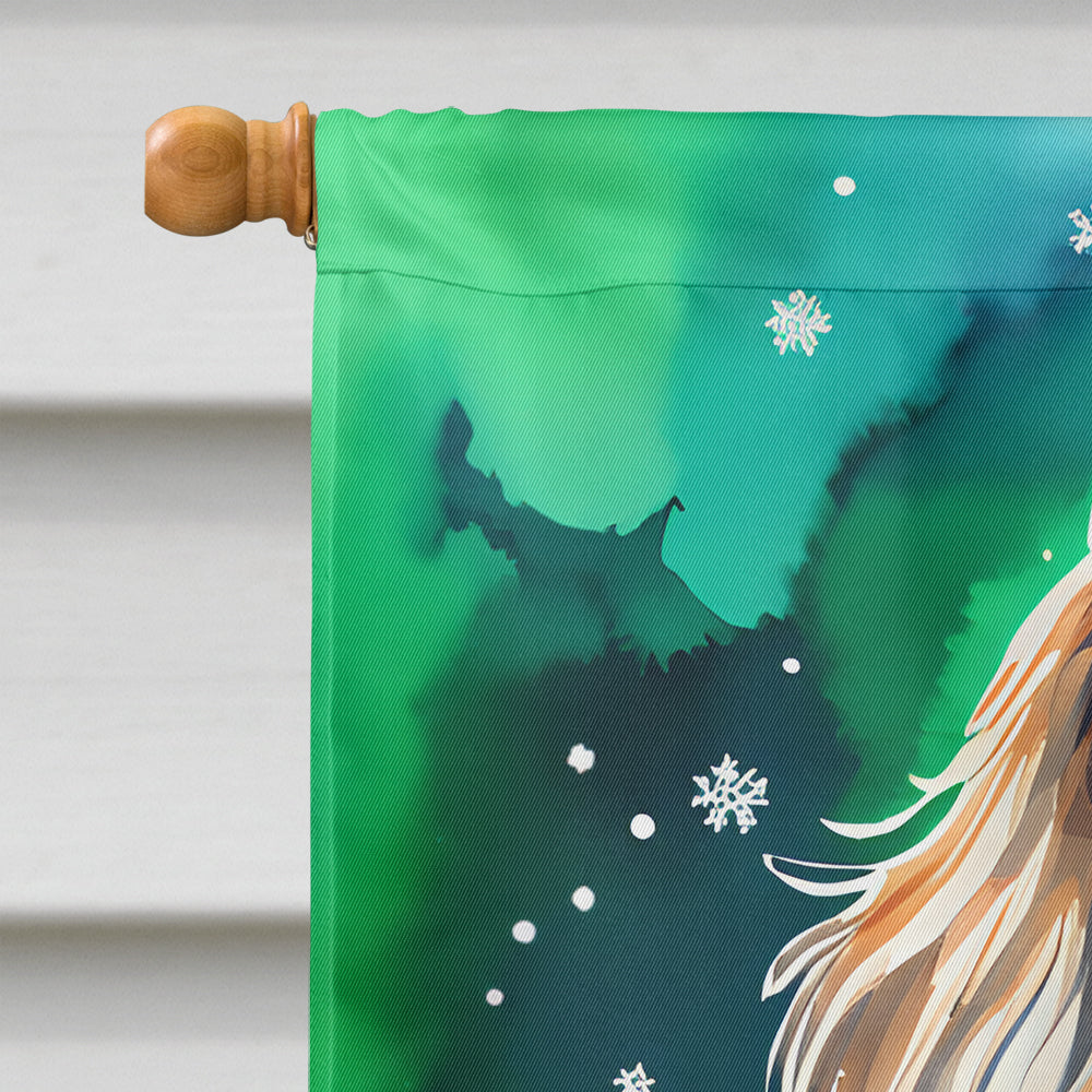 Sussex Spaniel Christmas House Flag