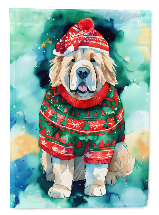 Buy this Tibetan Mastiff Christmas House Flag