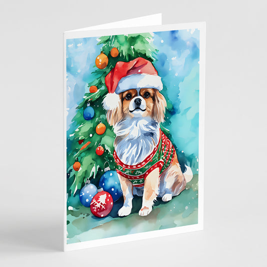 Buy this Tibetan Spaniel Christmas Greeting Cards Pack of 8