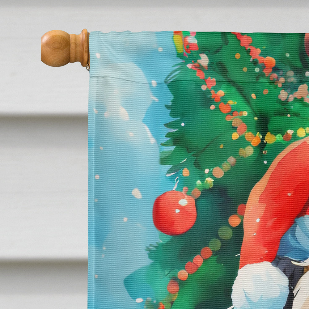 Tibetan Terrier Christmas House Flag