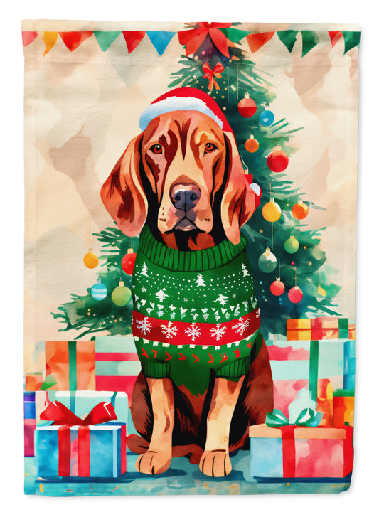 Buy this Vizsla Christmas House Flag