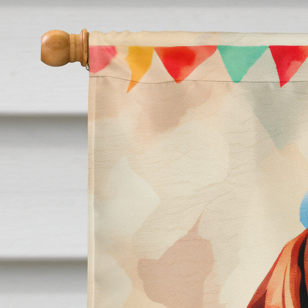 Vizsla Christmas House Flag