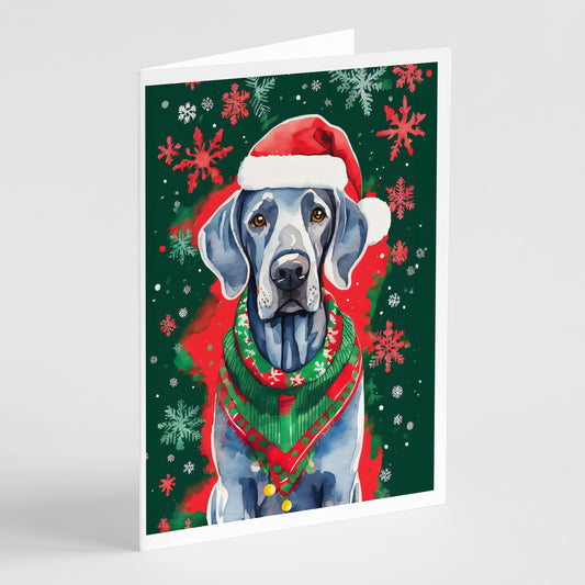 Buy this Weimaraner Christmas Greeting Cards Pack of 8