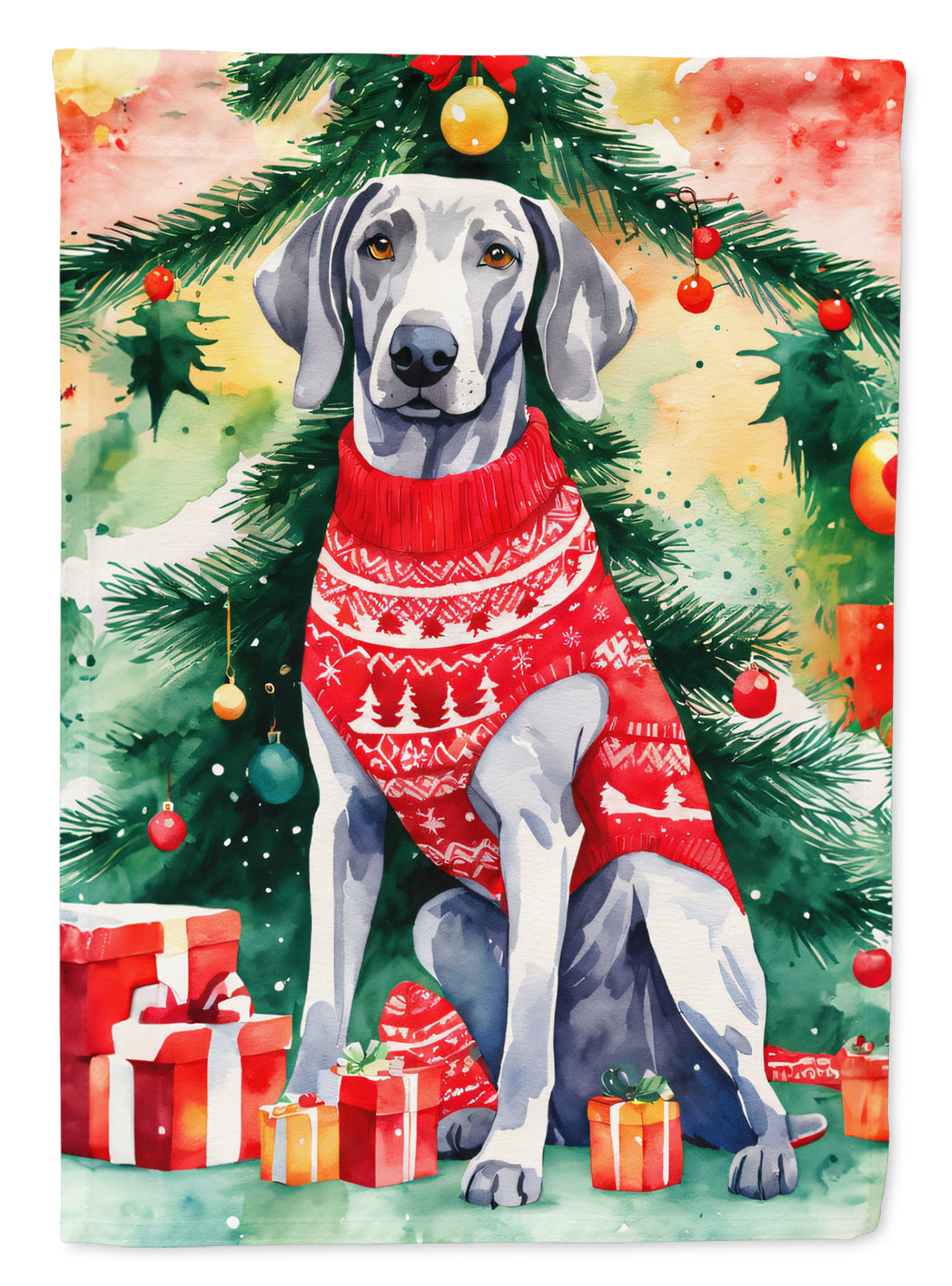 Buy this Weimaraner Christmas Garden Flag