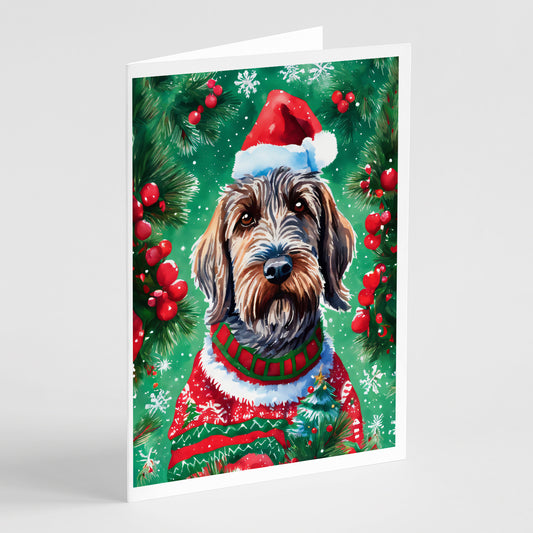 Buy this Wirehaired Pointing Griffon Christmas Greeting Cards Pack of 8