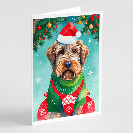 Buy this Wirehaired Pointing Griffon Christmas Greeting Cards Pack of 8