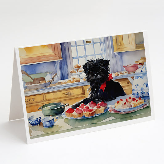 Buy this Affenpinscher Christmas Cookies Greeting Cards Pack of 8
