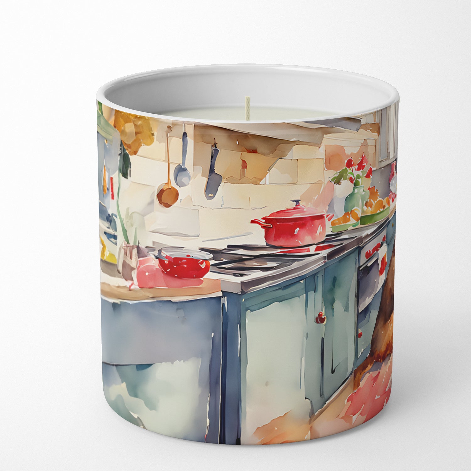 Buy this Airedale Terrier Christmas Cookies Decorative Soy Candle