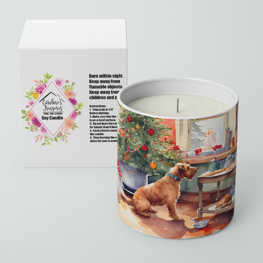Airedale Terrier Christmas Cookies Decorative Soy Candle