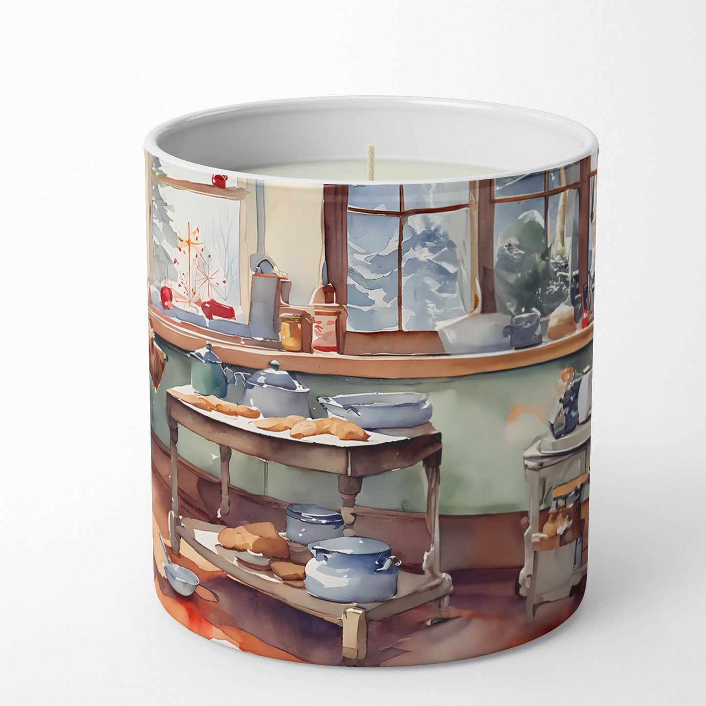 Airedale Terrier Christmas Cookies Decorative Soy Candle