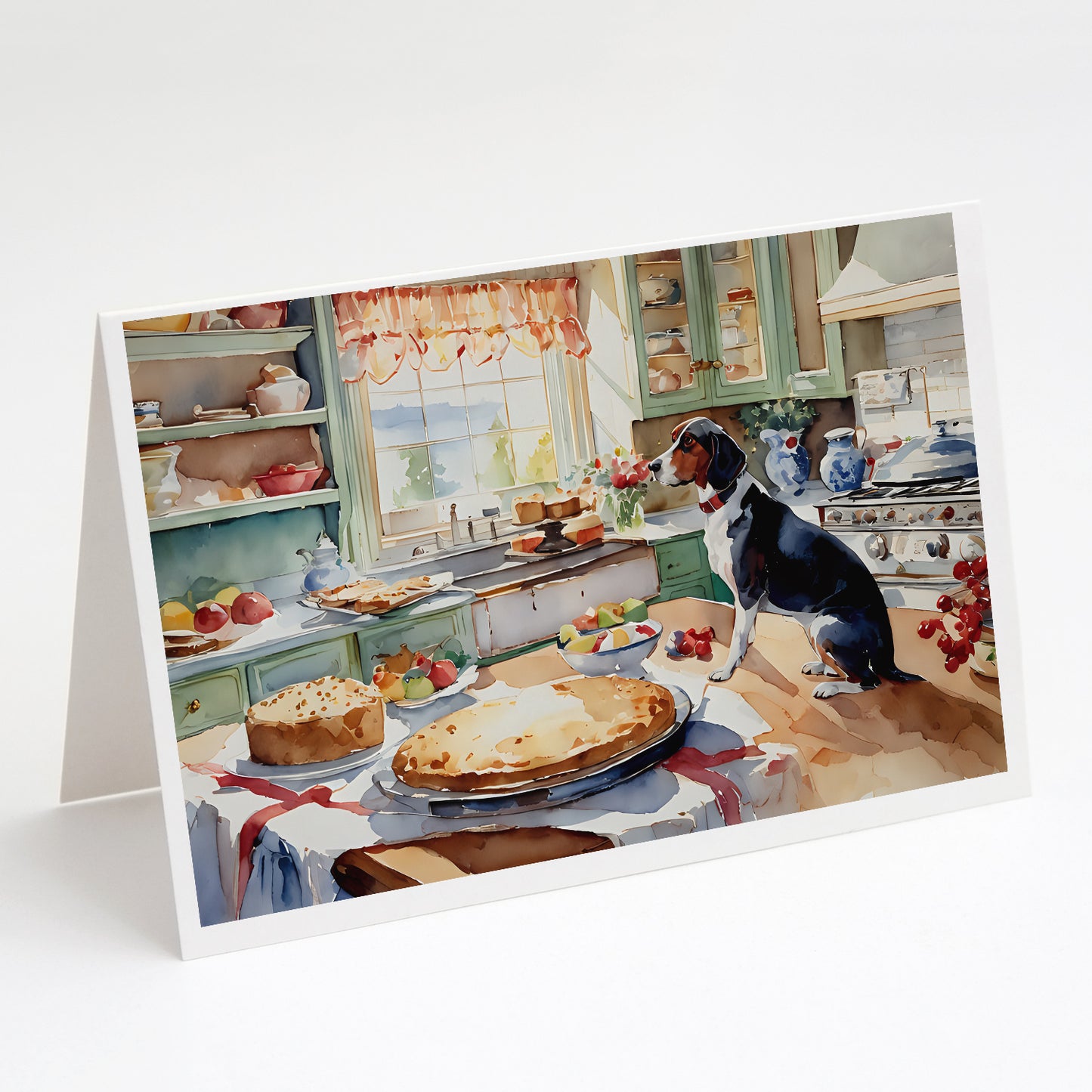 Buy this American English Coonhound Christmas Cookies Greeting Cards Pack of 8