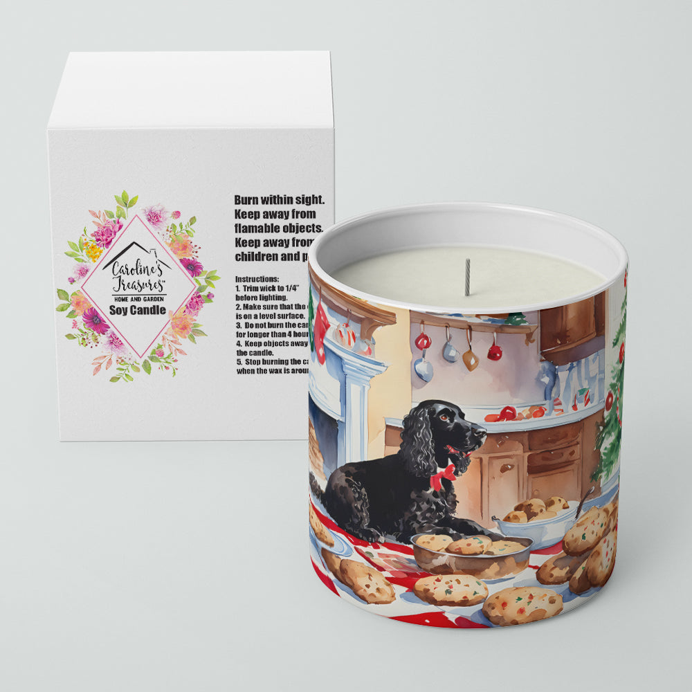American Water Spaniel Christmas Cookies Decorative Soy Candle