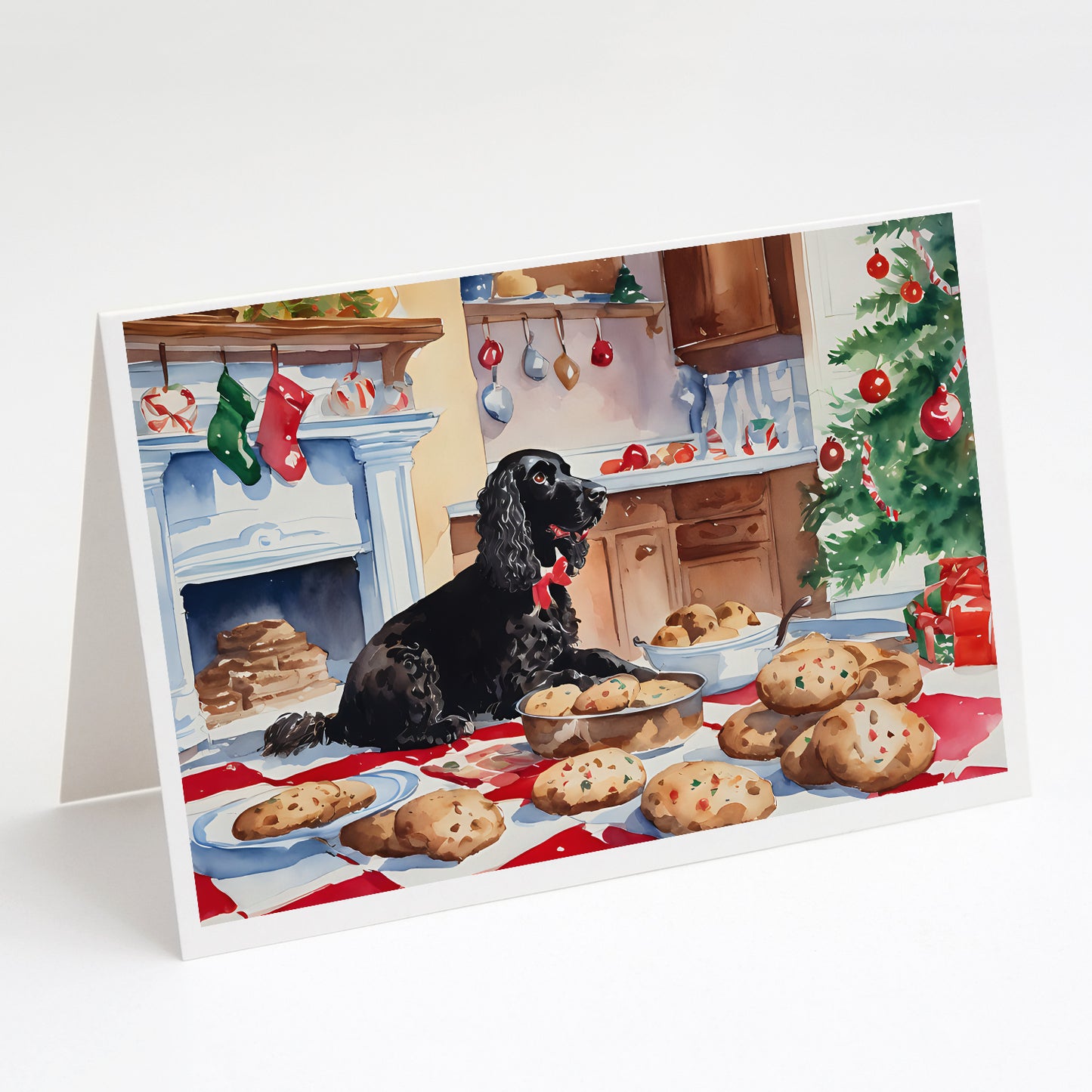 Buy this American Water Spaniel Christmas Cookies Greeting Cards Pack of 8