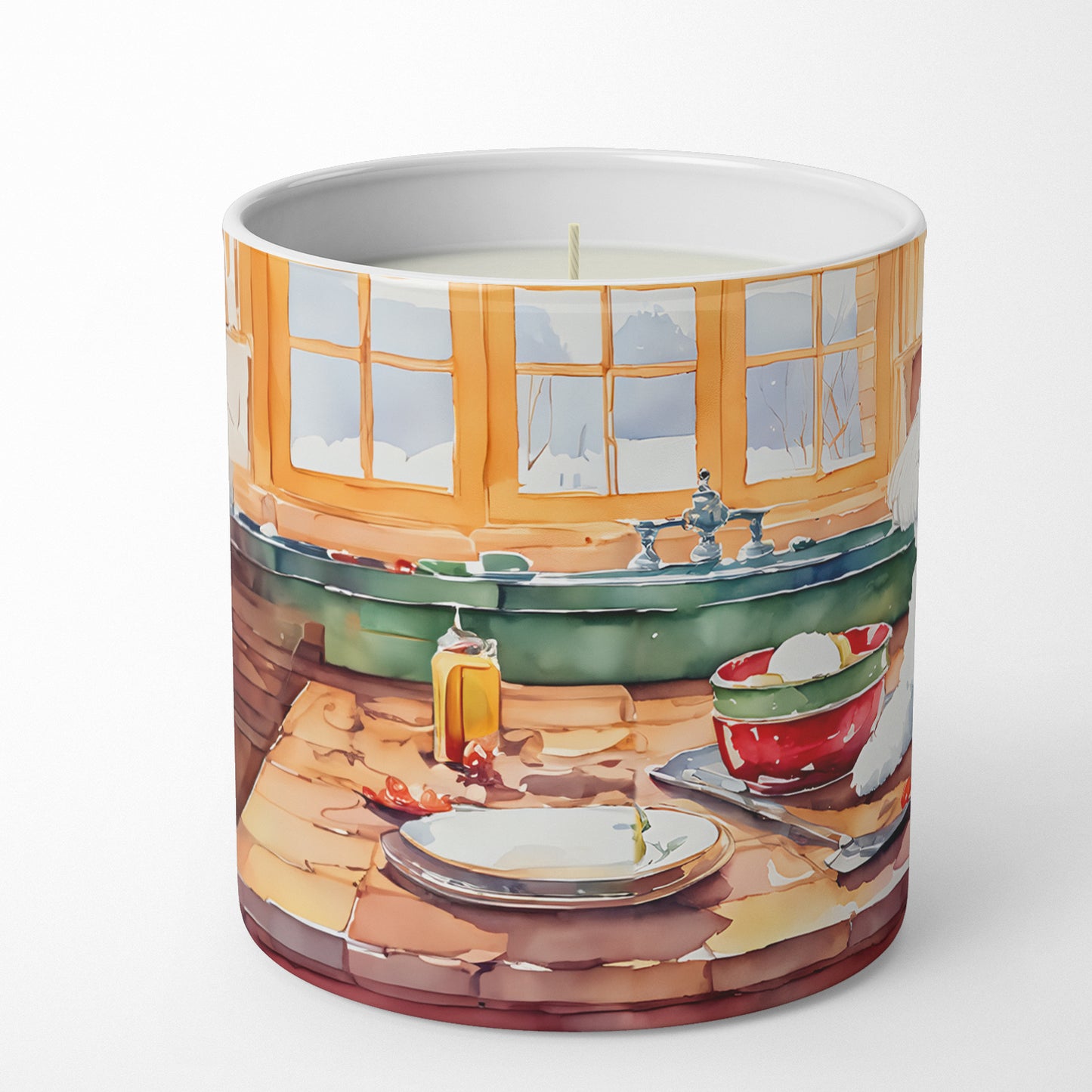 Buy this Bichon Frise Christmas Cookies Decorative Soy Candle