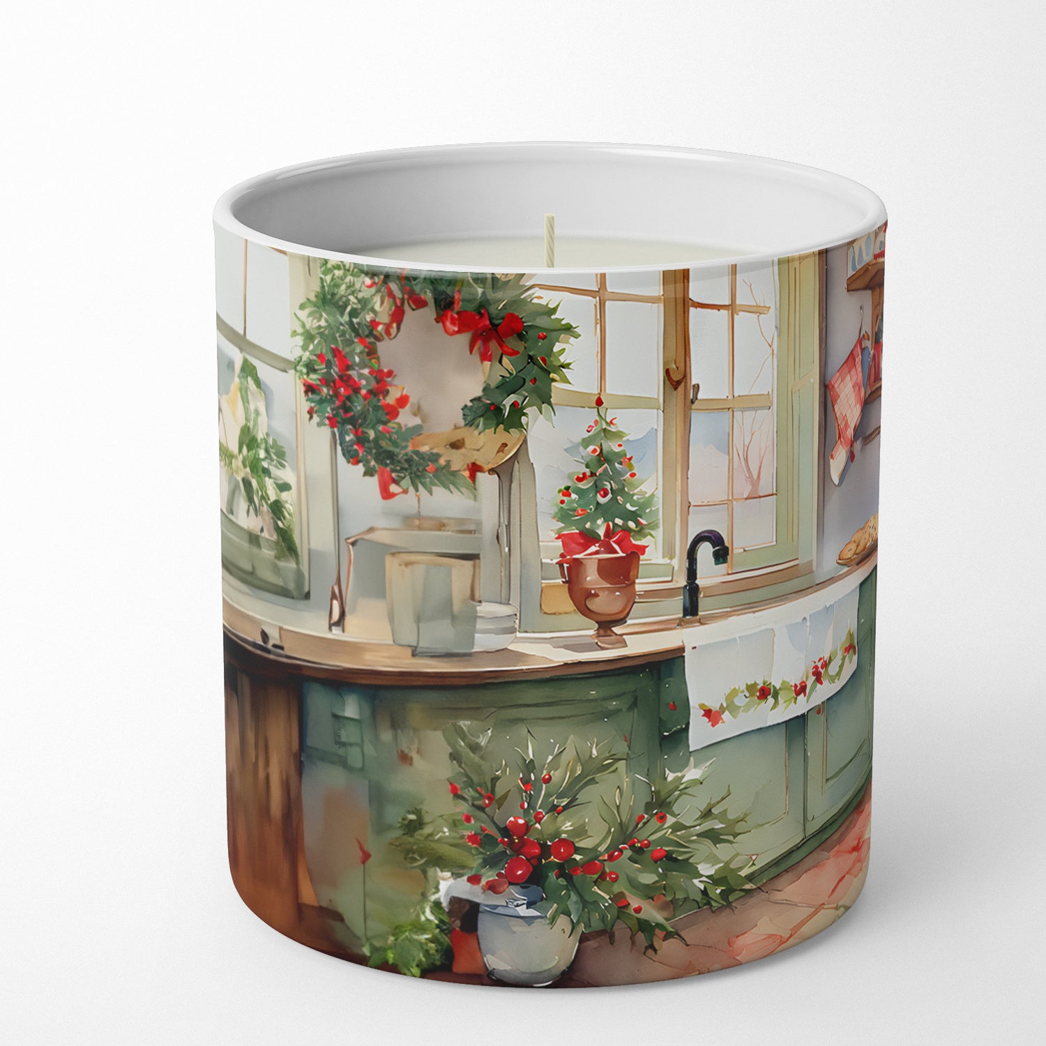 Buy this Boston Terrier Christmas Cookies Decorative Soy Candle