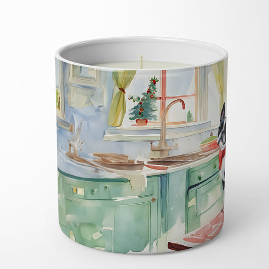 Buy this Boston Terrier Christmas Cookies Decorative Soy Candle