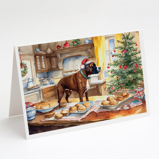 Buy this Boxer Christmas Cookies Greeting Cards Pack of 8