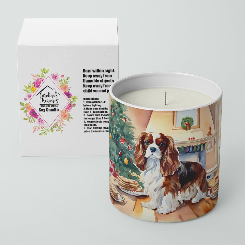 Cavalier Spaniel Christmas Cookies Decorative Soy Candle