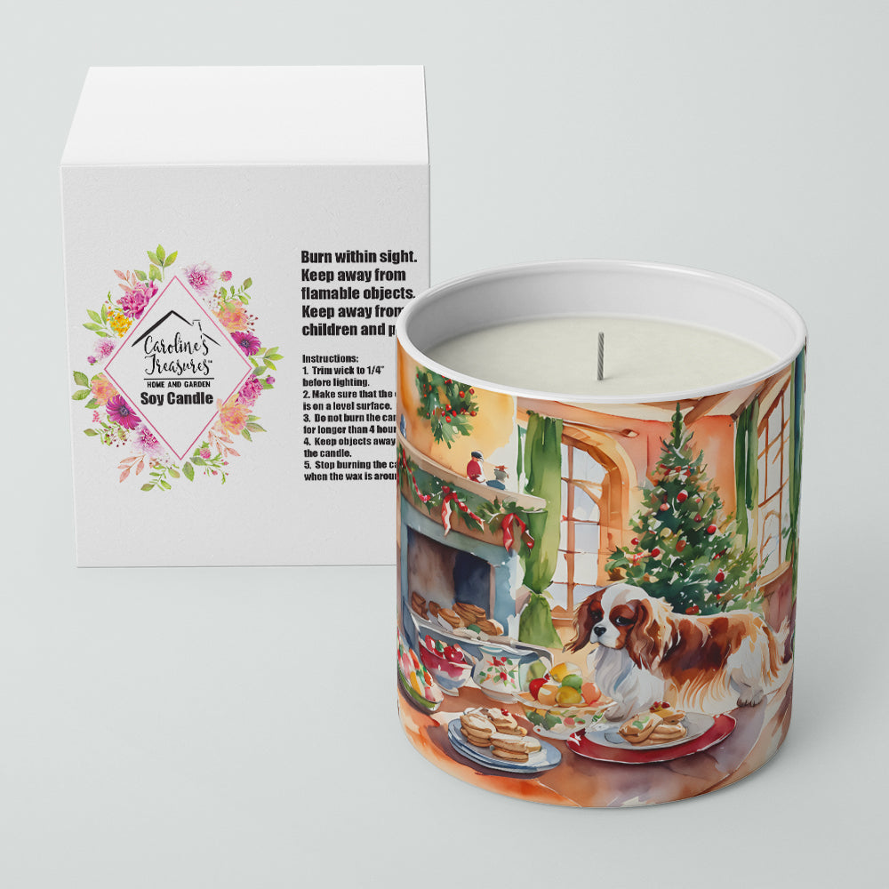 Cavalier Spaniel Christmas Cookies Decorative Soy Candle