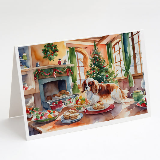 Buy this Cavalier Spaniel Christmas Cookies Greeting Cards Pack of 8