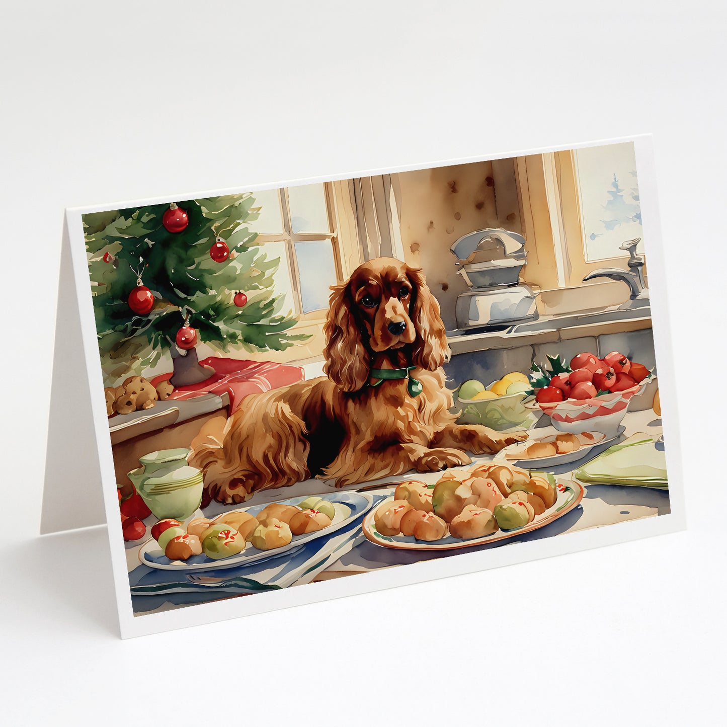 Buy this Cocker Spaniel Christmas Cookies Greeting Cards Pack of 8